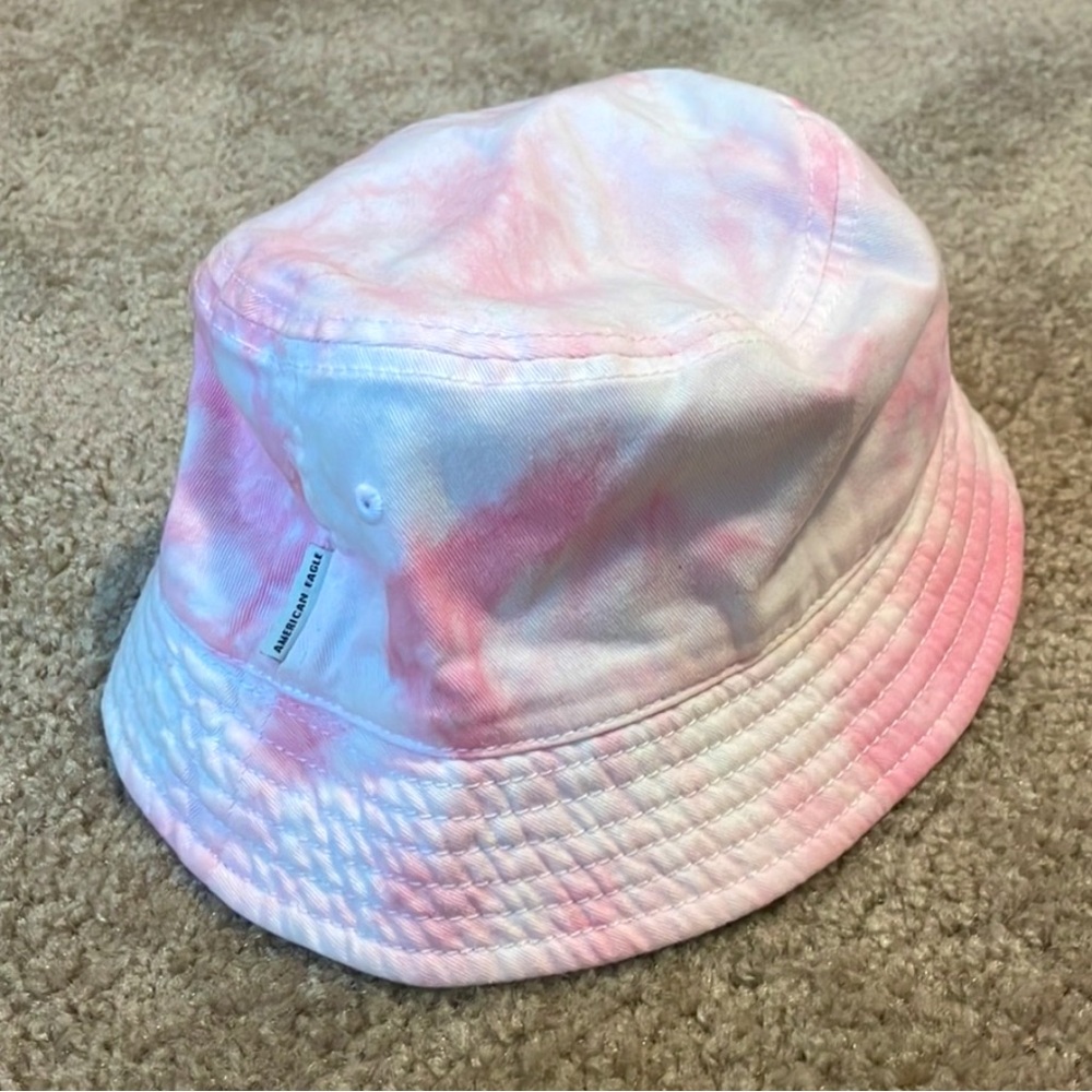 AE Pink Tie-Dye Bucket Hat Size Small American Eagle